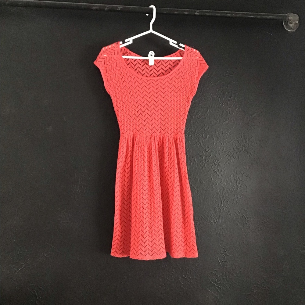 Knit chevron dress